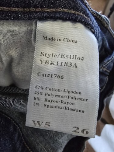 KanCan Distressed Denim Skinny Jeans Size 5 Juniors Pre-loved Good Condition - Picture 6 of 6