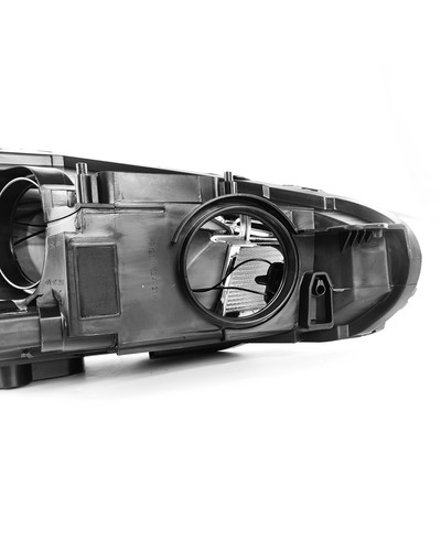Headlight Assembly, Replacement for 2015-2018 Focus, Chrome Housing, Amber Refle - Picture 10 of 11
