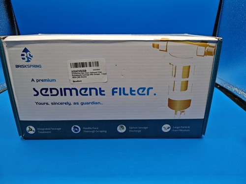 Briskspring Premium Whole House Sediment Filter Model T2-S3G-BS 300 Micron NIB