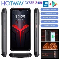 HOTWAV Cyber 8 4G Rugged Phone 8280mAh Android 11 Dual SIM 6.3 4GB + 64GB phone