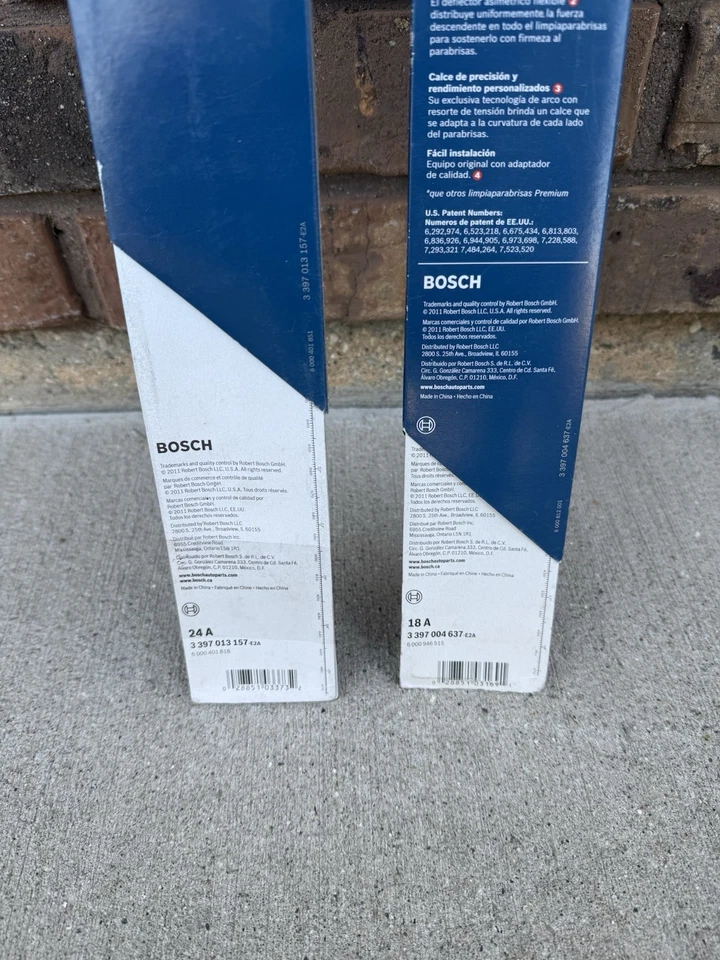Limpador frontal BOSCH ICON 24A e 18A (conjunto de 2) NOVO - Imagem 4 de 4