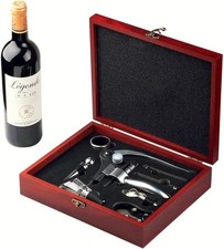 Wine Opener Set,Wine Bottle Opener Including Foil Cutter, Bottle Stopper Pour...