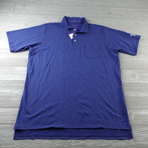 NUEVO B Draddy Algodón Polo Para Hombres X-Grande Azul Regal Manga Corta Nuevo con Etiquetas - Imagen 2 de 10