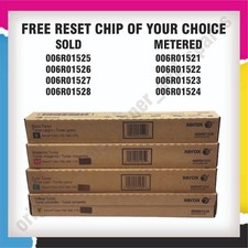 Xerox 550 560 570 C60 C70 Primelink C9065 C9070 CMYK TONER SET   ORIGINAL