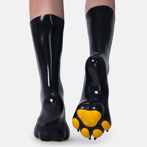 Furrjoi Silicone Digitigrade Standable Paws-Black Main Body Dog's Feet Realistic - Bild 14 von 19