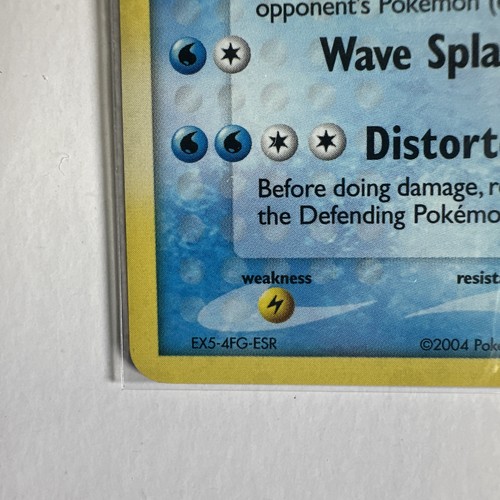2004 Pokemon EX Milotic Holo Hidden Legends 12/101 PSA 7 - Afbeelding 5 van 10