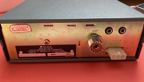 MIDLAND 3001 (serie di precisione) FM UK RADIO CB MAI USATA IN OTTIME CONDIZIONI 1982 - Foto 7 di 14