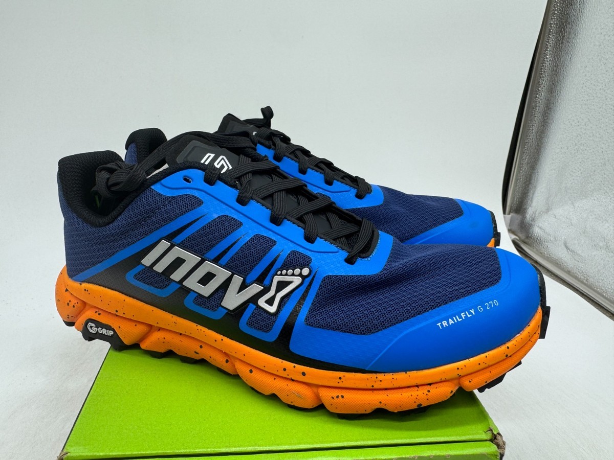 Inov-8 Trailfly G 270 V2 Athletic Sneakers Mens Blue Lace-Up