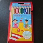 STABILO Trio Thick Colouring Pencils Wallet of 12 Assorted Colours + 1 Graphite
