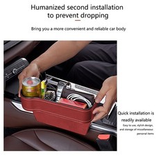 Car Armrest Box Center Console Armrest Storage Box Cushion Cup Holder UniversabU