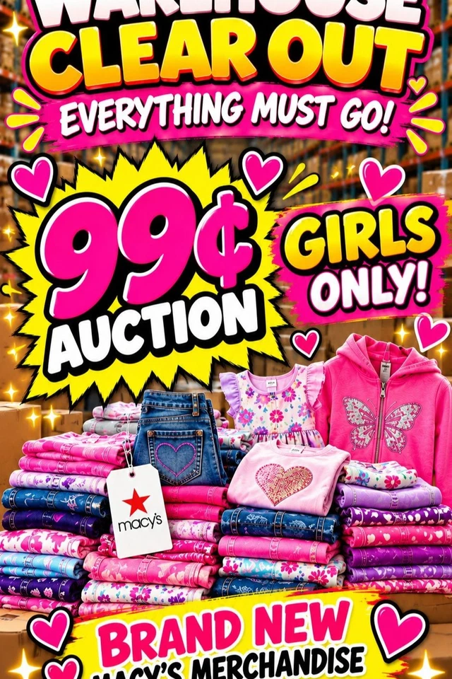 🔥 $1 START! NEW GIRLS CLOTHES | MACY’S BRANDS OVERSTOCK LIVE SALE