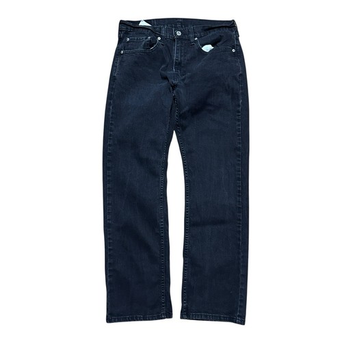 Pantalones de mezclilla para hombre Y2K Levi’s 559 negros de pierna recta talla 32x30