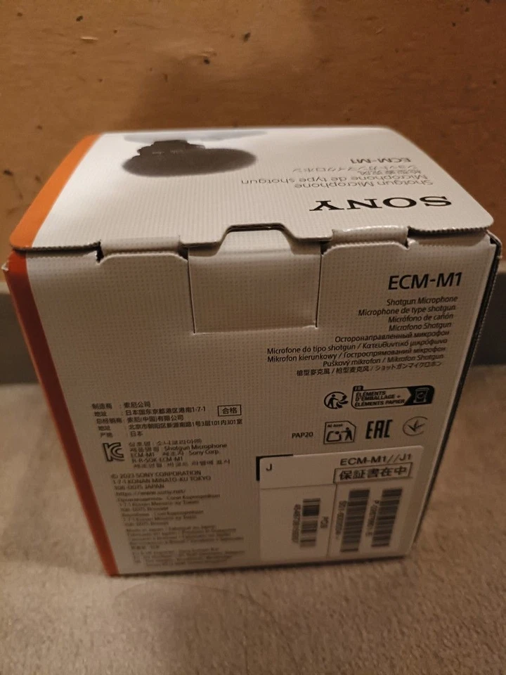 SONY ECM-M1 camera shotgun microphone Black - Image 2 of 3