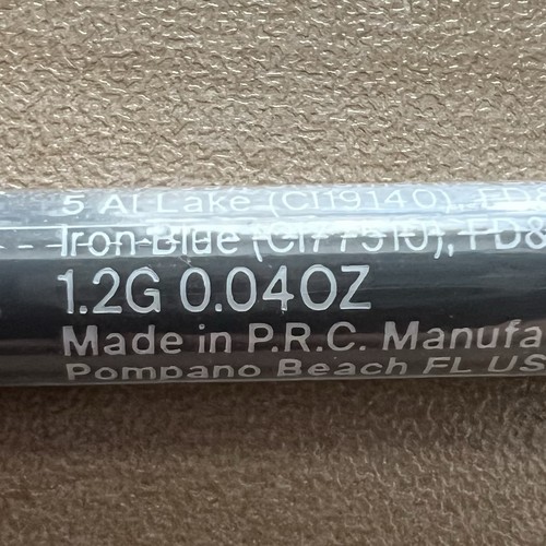 Lápiz delineador de ojos Ofra negro azabache tamaño completo 0,04 oz NUEVO sellado resistente al agua vegano - Imagen 8 de 11