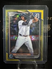 2024 Bowman Draft - Chrome Thayron Liranzo #BDC-4 Yellow Refractor /75 (RC)