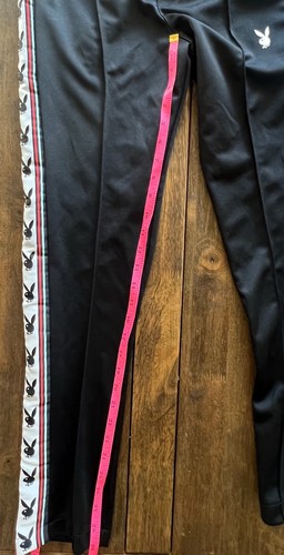 Streetwear noir Playboy Pacsun rayé athlétique homme - Pantalon SM petit - Photo 7/14