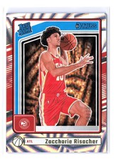 2024-25 Donruss Zaccharie Risacher #219 Rated Rookie RC Gold Wedges #'d 8 /10