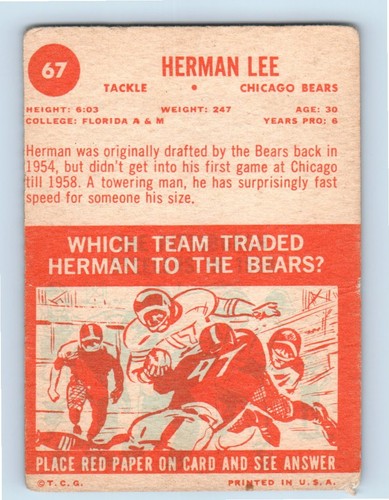 1963 Topps Football Pick Your Cards to Complete Set - Bild 44 von 122