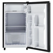 3.2 cuft Mini Fridge with Freezer Refrigerator Single Door Adjustable Thermostat