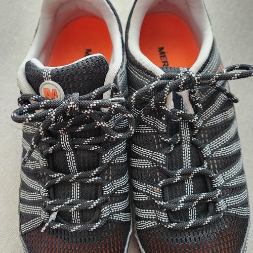 Merrell Hymist Hiking Shoes Men's 7 Black Orange Outdoors Mesh Performance - Picture 9 of 11