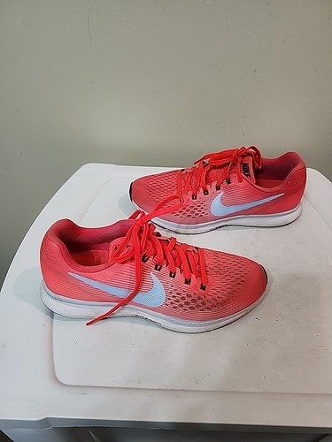 Athletic Sneakers Nike Air Zoom Pegasus 34 Style 880555-604 Running Mens Size 9 - Picture 2 of 8