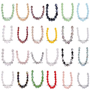 New-Loose-200pcs-Faceted-Crystal-Glass-5301-Bicone-Spacer-Beads-4mm-70-Colors