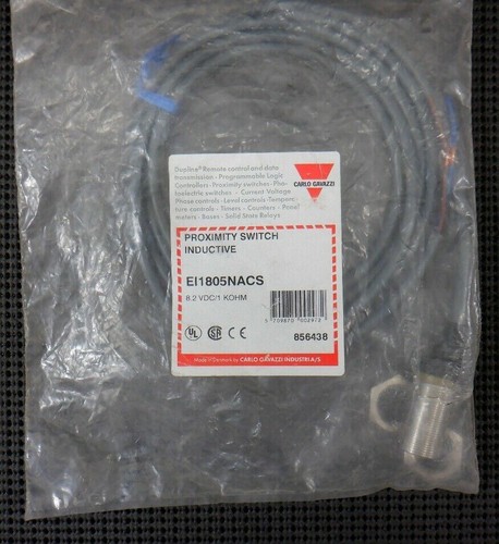 Carlo Gavazzi EI1805NACS Proximity Inductive Switch 8.2 VDC 1 KOHM - Picture 5 of 5