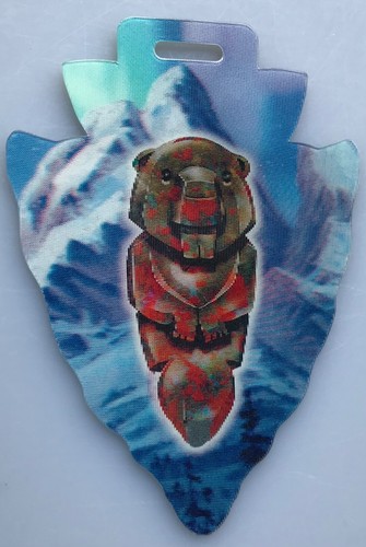Disney's Brother Bear Lenticular Totem Los Angeles Lakers Promo Tag VTG 2003