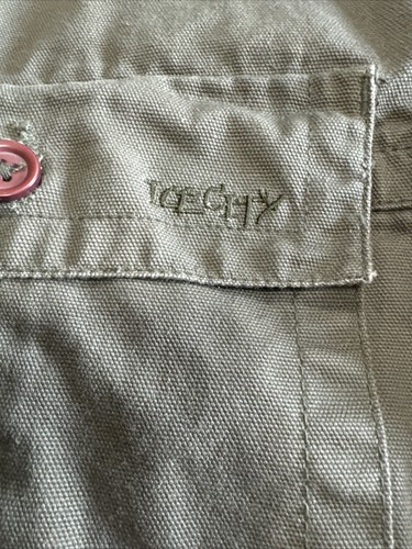 Ice City Herren Denim Canvas Grün Jacke Größe 3XL 100% Baumwolle Scheunenmantel - Bild 2 von 14