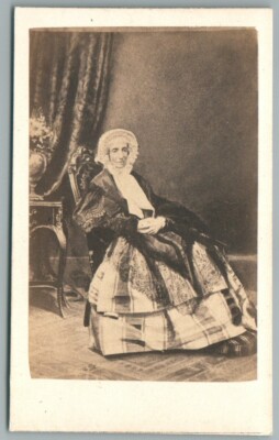 CDV 1860 Königin Neapel Maria-Amelie von Bourbon-Sizilien Bourbon-Due Sizilien Foto
