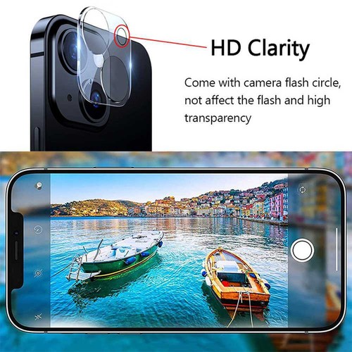 For Apple iPhone 13 9H Tempered Glass HD Rear Camera Lens Protector - Picture 8 of 9