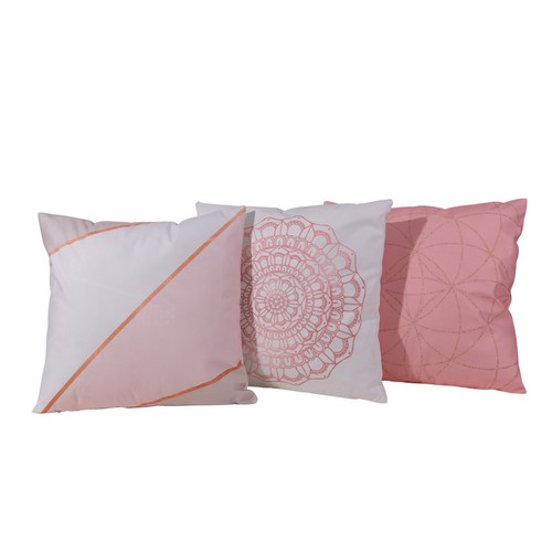 Set of 4 Decorative Throw Pillow Covers Soft Polyester Flannel Fluffy - Picture 8 of 13