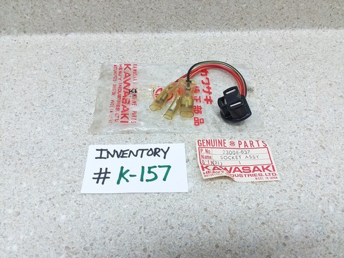 VTG NOS Kawasaki Z1 KZ900 KZ1000 KZ1300B2 KH500 Headlight Wire Socket #23008-037 - Picture 2 of 9