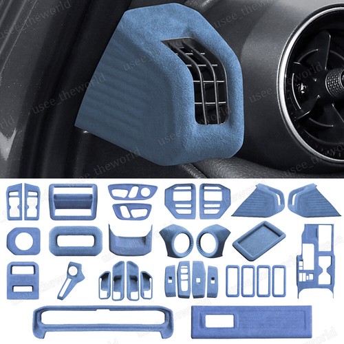 32x Blue Interior Cover Trim For Toyota Land Cruiser 1958 Prado LC250 2024 2025 - Picture 1 of 42