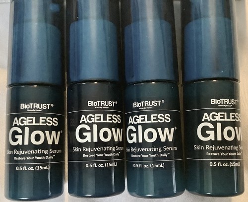 Biotrust Ageless Glow Serum 1 oz. & 4 Viaggi 0,5 OGNI NUOVO RINGIOVANENTE - Foto 8 di 12