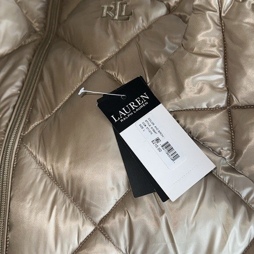 Neu mit Etikett Lauren Ralph Lauren gefütterte Jacke Birke Rautensteppung LRL bestickt L - Bild 6 von 8
