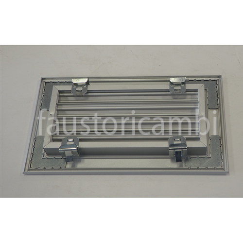 LUFTRÜCKGEWINNUNGSGITTER 200X100 MM WEISS KLIMAANLAGE RECHTECKIG DÜSE - Bild 2 von 2