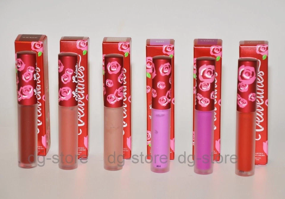 3 LOT LIME CRIME COSMETICS VELVETINES MATTE LIPSTICK SALEM+WICKED+SHROOM BUNDLE - Image 4 of 4