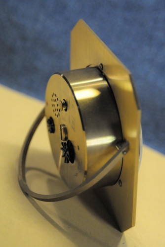 "Dugena" ~1J Vtg Rare German Quartz Table Brass Alarm clock w/box c.1973's - Bild 14 von 22