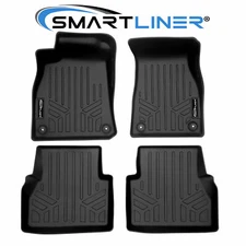 SMARTLINER Custom Fit Floor Mats 2 Row Liner Set OEM 2019-2025 Audi A6 S6 A7 S7