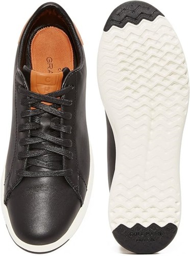 Cole Haan Grandpro Tennis Black/British Tan 10 W - Wide - Picture 2 of 2