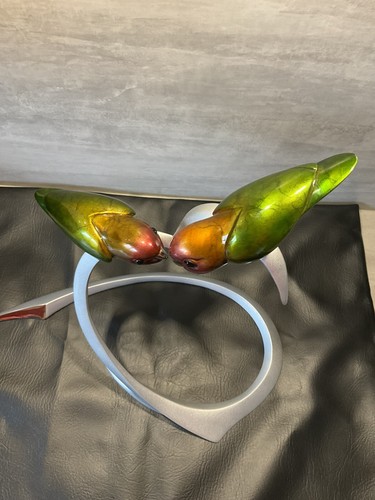 Frogman Tim Cotterill Bronze Valentines Love Birds Sculpture - Picture 22 of 24