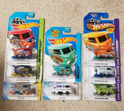 Lot combiné Hot Wheels Kool Kombi choix de couleurs variations - Photo 1/28