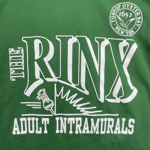 Maglia Vinatge Hickey Jamm Sports The Rinx XL verde New York intramurali per adulti - Foto 2 di 22