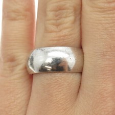 925 Sterling Silver Vintage Classic Band Ring Size 7.75