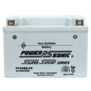Power-Sonic-PTX9BS-FS-12V-8AH-Battery-Replaces-Motorcycle-Scooter-YTX9-BS-MG9-BS