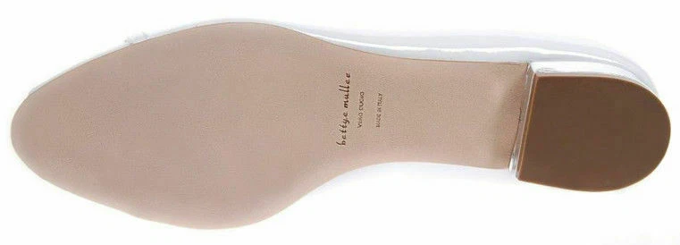 Новый BETTYE MULLER женщин лакированная кожа вечернее платье плоский обуви Sz 6,5 M Италии - Изображение 4 из 4