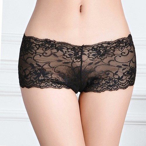 6er Set Damen Panty Spitze Slips Hipster Unterwäsche Unterhose Hüftslips Dessous - Bild 2 von 23