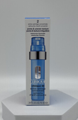 Clinique ID Active Cartridge Concentrate #2 Uneven Skin Texture .34 oz /10ml NIB