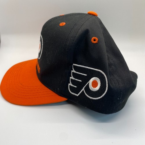 Gorra Philadelphia Flyer de colección años 90 gorra con cierre a presión JUVENTUD NUEVA SIN ETIQUETAS - Imagen 2 de 4